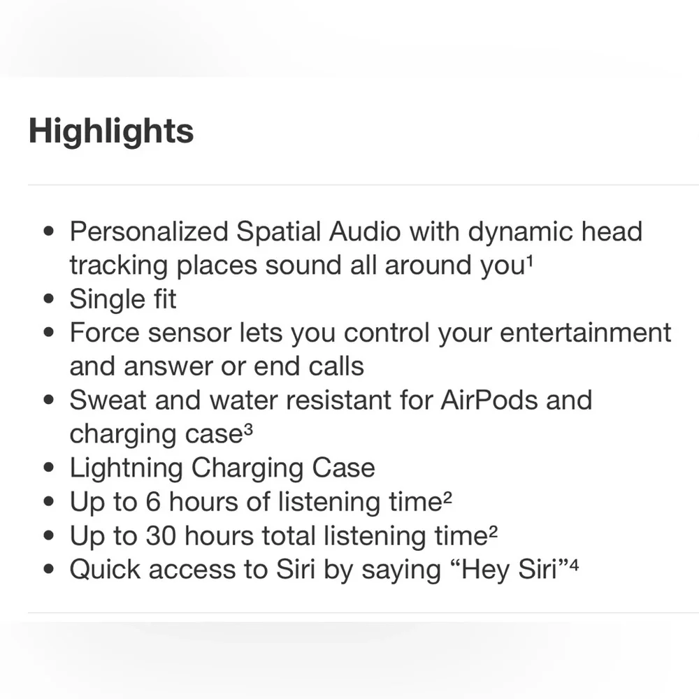 New Authentic Apple - AirPods with Lightning Charging Case.
